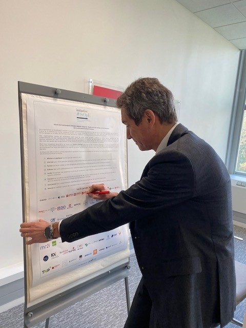 Philippe Barret, directeur général du Groupe APICIL signataire de l'initiative #StOpE